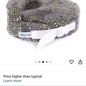 My brestfriend Nursing Pillow - Gray and Green